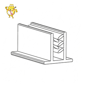 Clip de fixation flexible pour enseignes, pour supermarchés, pharmacies, magasins de vêtements, porte-étiquettes de prix en PVC réutilisable avec personnalisation de la marque - Product Image 2