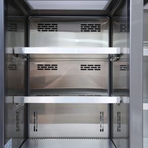 Chất lượng cao sang trọng bằng thép không gỉ Bảng điều khiển sẵn sàng được xây dựng trong tủ lạnh lớn Side-by-side với tủ đông dưới để sử dụng nhà - Product Image 3