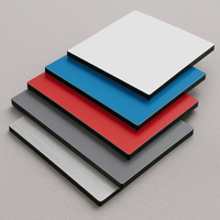 Nouveau design coupe-feu 3mm 4mm en aluminium brossé acp feuille taille personnaliser prix du panneau publicitaire