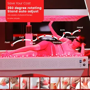 Ganzkörper-Infrarot-Body-Pad 660nm 850nm tragbare Wickel-Lichttherapie-Kapsel Led rot-Infrarot-Sauna-Kammer Salon Spa Pdt-Bett