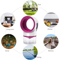 Lampe anti-moustiques et tue-mouches portable rechargeable à lumière UV JZ, écologique, à semi-conducteurs, pour chambre et salon, portée 20-50m