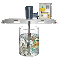 Disperseur industriel de qualité alimentaire 1000L en acier inoxydable SUS304 haute rigidité 3kW, agitateur chimique alimentaire