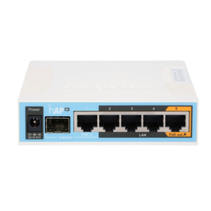 Routeurs modems MikroTik HAP Ac RB962UiGS-5HacT2HnT double bande, 8 ports LAN, WiFi WEP, 2 antennes externes, WDS/WPS - Product Image 1