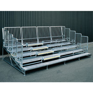 Soporte prefabricado de acero galvanizado en caliente de la serie M de fabricación italiana de alta calidad de la marca CETA varios tipos para deportes y entretenimiento - Product Image 1