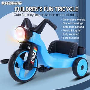 Đi xe đồ chơi trên Xe Xe đạp trẻ em Xách Tay Xe ba bánh 2025 với đèn và âm nhạc - Product Image 2