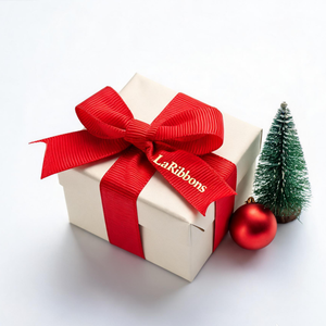 Wholesale Custom Logo Grosgrain <b>Ribbon</b> Polyester Multiple Sizes for Last Christmas Favor & Handicraft Decoration - Product Image 6