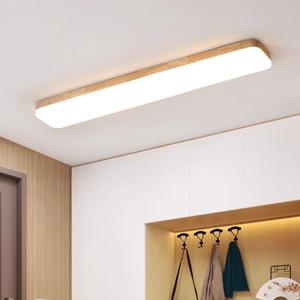 Lámpara de Techo LED de Estilo Vintage para Pasillo, de Madera de Nogal, Larga, Regulable, con Alto CRI, para Balcón - Product Image 4