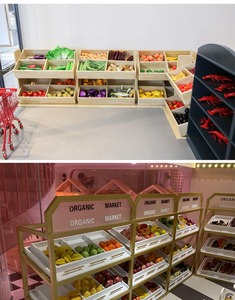 Comptoir de réception en <span class=keywords><strong>bois</strong></span> massif au design moderne avec finition en cuir pour hall d'entreprise ou entrée de bâtiment de bureaux - Product Image 2