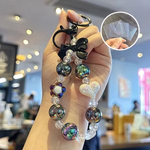 <span class=keywords><strong>Chaîne</strong></span> de <span class=keywords><strong>téléphone</strong></span> colorée avec perles en verre irisées et breloque en forme de nœud, joli bracelet <span class=keywords><strong>pour</strong></span> téléphones mobiles et sacs - Product Image 2