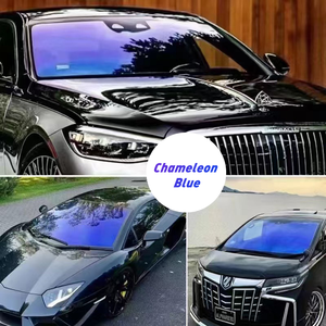 Film de teinte de fenêtre de voiture en céramique nano de qualité supérieure pare-brise solaire <span class=keywords><strong>cam</strong></span>éléon bleu orange avec film de fenêtre à fonction anti-rayures pour voitures - Product Image 5