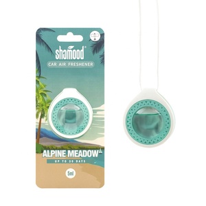 Deodorante per Auto Alpine Meadow Multiuso con Piacevole Profumo Verde e Diffusore Rotondo per Aromaterapia - Product Image 1