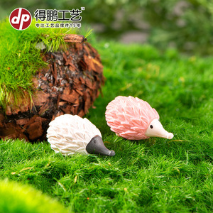 Figuras de Resina de Erizo de Dibujos Animados, Lindas y Realistas, D1450, Accesorios de Decoración para Jardín, Moldeadas por Inyección y Pintadas - Product Image 2