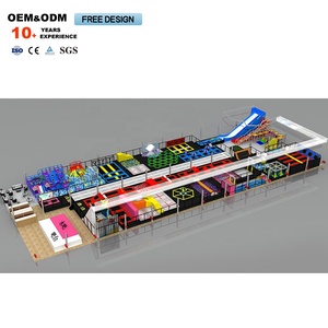 Trampolín de Interior Rosa-Morado para Niños, Equipo de Juego Suave para Parque Infantil, Material de Espuma para Centros Comerciales - Product Image 6