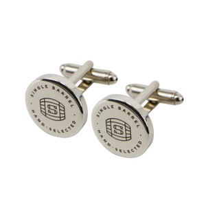 Juego <span class=keywords><strong>de</strong></span> gemelos <span class=keywords><strong>de</strong></span> acero inoxidable <span class=keywords><strong>para</strong></span> hombre, mancuernas <span class=keywords><strong>de</strong></span> Metal y plata, con tu logotipo personalizado, fabricante Oem - Product Image 3