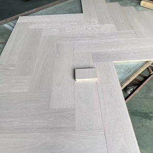 Gỗ tốt nhất sàn gỗ cứng 18mm 20mm chống nứt thiết kế gỗ sồi rắn sàn xương cá thiết kế sàn gỗ - Product Image 4