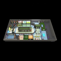 Simulateur de football virtuel AR interactif, équipement de sport et de divertissement interactif