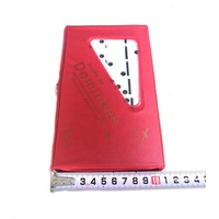 Jeu de mini domino personnalisé avec boîte en PVC Jeu de domino à l'urée