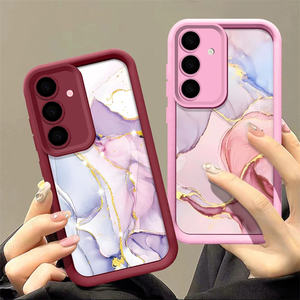 เคสโทรศัพท์มือถือป้องกันเลนส์กล้องดีไซน์หินอ่อนสำหรับ tecno pova 7 <span class=keywords><strong>Pro</strong></span> Spark Go 2 40C camon 40ฝาหลังแบบนิ่ม - Product Image 2