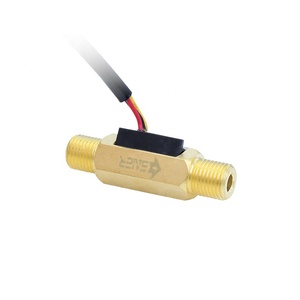 G1/4 황동 물 흐름 스위치 0.35-3L/min 범위 직선 디자인 홀 효과 센서 맞춤형 OEM 구리 합금 건설 - Product Image 1