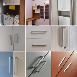 Aluminum Alloy Furniture Handle Bar Minimalist Design For Wardrobe Cabinet Drawer Door 301 Aerospace Durable - Product Image 2