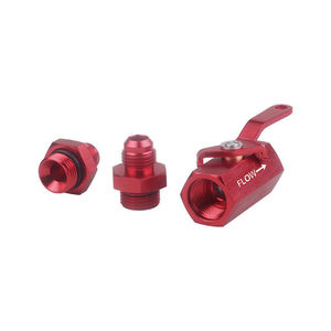 Válvula de Cierre en Línea AN6 3/4 Pulgadas, Control de Flujo de Aceite, Piezas de Modificación Automotriz - Product Image 4