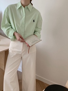 Camicia Vintage da <span class=keywords><strong>Donna</strong></span> per Uso Quotidiano, <span class=keywords><strong>Manica</strong></span> <span class=keywords><strong>Lunga</strong></span>, Colletto Rovesciato, Stile Comodo, Stampa Animalier, <span class=keywords><strong>Cotone</strong></span> Tessuto, Bottoni, Taglia 2XL - Product Image 5