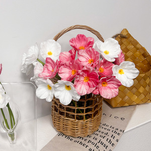 Artificial Poppy Flowers White Pink High Simulation <b>Wedding</b> Home Decoration <b>Props</b> - Product Image 3