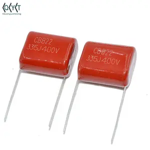 CBB22 335J 400V Capacitor 335J 400V CBB22 335J40 0V 3.3uf 400V Capacitor 5% P25MM P20MM 200 TEILE/BEUTEL Metallized Polyester Film