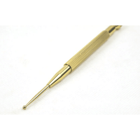 Livraison gratuite Pur Cuivre Laiton Oreille Acupoint Sonde Stylo