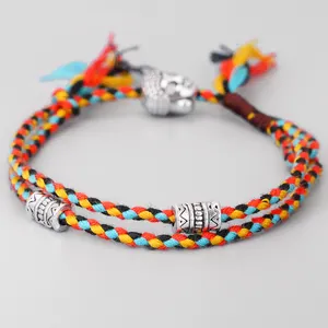 Nepal Geweven Vriendschap Armbanden Verstelbare Knoop Voor Vrouwen Tieners En Meisjes Tibetaanse Boeddhistische Lucky Knopen Armband Geweven