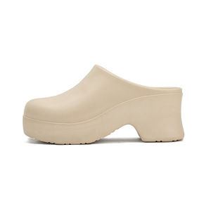 Greatshoes – Sandales et claquettes d'été personnalisées pour femme, rose vif, semelle intérieure en TPU, élégantes, à talon épais - Product Image 6