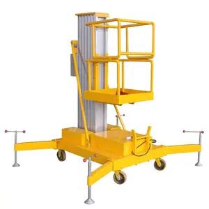 Electric Platform Lift Electric Lift Mechanism Aluminium Ladder Platform