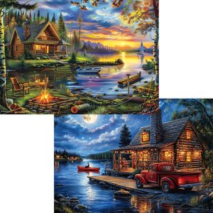 <span class=keywords><strong>Puzzle</strong></span> Personalizzati per Adulti, <span class=keywords><strong>500</strong></span> e 1000 Pezzi, OEM, in Carta/Cartone, Fai-da-Te, Regalo Educativo in Confezione - Product Image 2
