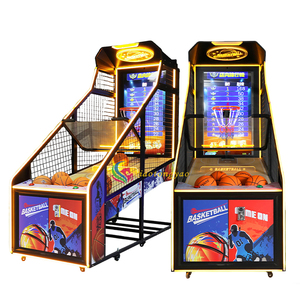 Machine de jeu de tir de basket-ball interactive en anglais avec cabinet métallique 110V/220V 450W pour centres de divertissement - Product Image 1