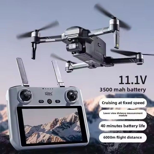 2025 New F22 S2 S3 XR Beginner 6-Axis Gimbal RC Drone 6000m Long Distance Screen Remote GPS 4K Night Vision Camera Brushless