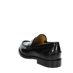 Mocasines de hombre Veni, negros, 1RS01, de cuero, sin cordones, formales. - Product Image 2