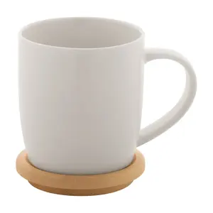 Tazza in bambù con coperchio, merchandising sostenibile - Product Image 2