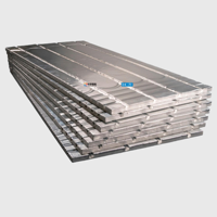 Planche chauffante rainurée en XPS radioactif avec feuille d'aluminium pour isolation de tuyaux de 12-20 mm, mousse isolante XPS avec feuille d'aluminium, panneau XPS