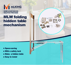 พับลงผนังตารางฮาร์ดแวร์ติดผนังพับตารางฮาร์ดแวร์กลไก - Product Image 3