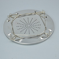Grille portable Grille de cuisson multi-usages Grille-pain en acier inoxydable Grille-pain pliant extérieur