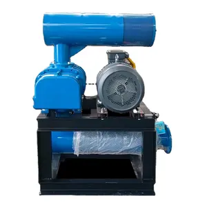 Roots blower manufacturer low noise sewage treatment pneumatic conveying high power blower