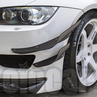 Oiomotors VRS Style fibre de carbone pare-chocs avant côté Canards aile 8 pièces pour BMW E9x E90 E92 E93 M3