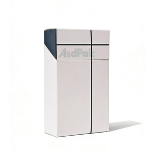 Emballage personnalisé en papier d'art écologique, imperméable et recyclable, avec logo, pré-emballé, à rabat magnétique, pelliculage brillant et gaufrage - Product Image 2