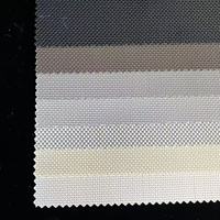 Tissu pour stores enrouleurs à texture fine et unie, avec 3 % d'ouverture, couleur personnalisable, matière première pour pare-soleil de fenêtre