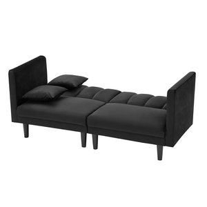 เก้าอี้พับผ้าทันสมัย Best Candy  โซฟาเบดไม้สำหรับห้องนั่งเล่นอเนกประสงค์  แบบสาม<span class=keywords><strong>ที่</strong></span>นั่ง - Product Image 2