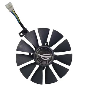 ใหม่87มม. 6PIN RX พัดลม VEGA56 VEGA64สำหรับ Asus ROG-STRIX-RX <span class=keywords><strong>580</strong></span> 570 480 GTX 1080 1070 1060การ์ดวิดีโอ390พัดลมระบายความร้อน - Product Image 3