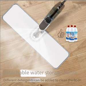 Seau de vadrouille à double entraînement lavable à la main Tête de remplacement <span class=keywords><strong>pour</strong></span> vadrouille domestique paresseuse absorbant l'eau - Product Image 3