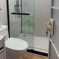 Maison mobile préfabriquée de luxe extensible de haute qualité, 2 étages, 20 pieds x 40 pieds, design moderne, salon, école, chambre, ISO9001