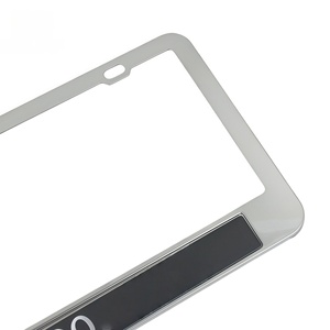 Marco para Placa de Matrícula de Motocicleta, Directo de Fábrica, Tanzania, Acero Inoxidable, con Emblema Adhesivo Epóxico - Product Image 3