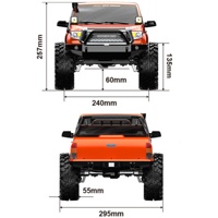 AiJH MJX H8E Voiture RC Crawler Hyper Go, Camion Télécommandé Tout-Terrain 4x4 à l'échelle 1:8, Crawler de Roches, Véhicule RC Brushless pour l'escalade